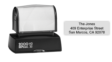 Cut out unnecessary repetition with a convenient and dependable address stamp! Customize up to 3 lines of text. Free shipping on orders over $45!