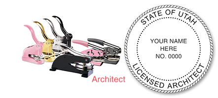 This professional architect embosser for the state of Utah adheres to state regulations and makes top quality impressions. Orders over $45 ship free.