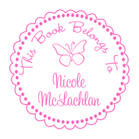 Stamp your books in style with this butterfly monogram library stamp in your choice of 11 ink colors. Free shipping on orders over $45.