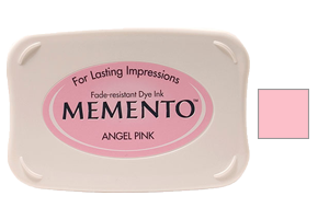This 3-3/4" x 2-5/8" stamp ink pad comes in angel pink and is excellent for use paper crafts. Acid free and fade-resistant. Orders over $45 ship free!