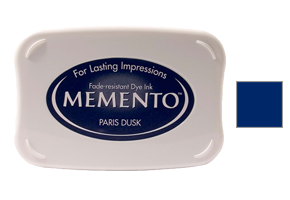 This 3-3/4" x 2-5/8" stamp ink pad comes in Paris dusk and is excellent for use paper crafts. Acid free and fade-resistant. Orders over $45 ship free!