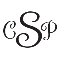 This monogram stamp can be personalized with three initials in a charming curly font and one of 11 ink colors! Shop now and get free shipping over $45.