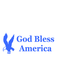 This GOD BLESS AMERICA, 7/8" x 2-3/8" self-inking patriotic stamp has a bald eagle design and is available in 11 ink colors. Orders over $45 ship free!