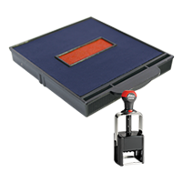 This 2 color Shiny replacement pad comes in your choice of 11 ink colors! Fits the Shiny model H-6105 self-inking stamp. Orders over $45 ship free!